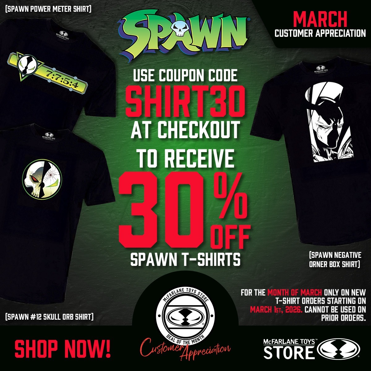 February 2026 Customer Appreciation 50% OFF Jokerized Figures Use Coupon Code Jokerized50 at checkout